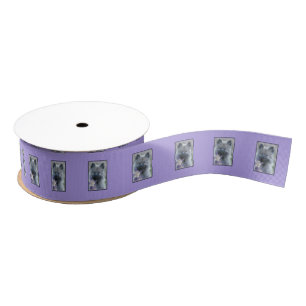 Keeshond en Columbine Grosgrain Lint