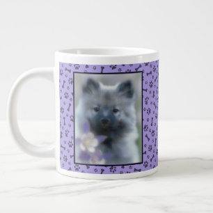 Keeshond en Columbine Grote Koffiekop
