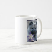 Keeshond en Columbine Koffiemok (Voorkant rechts)