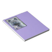 Keeshond en Columbine Notitieblok (Schuin)
