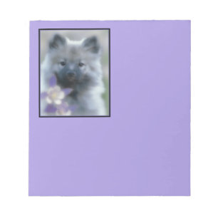 Keeshond en Columbine Notitieblok