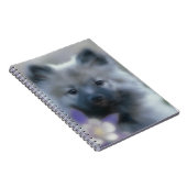 Keeshond en Columbine Notitieboek (Rechterzijde)