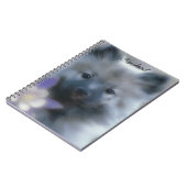 Keeshond en Columbine Notitieboek (Linkerzijde)