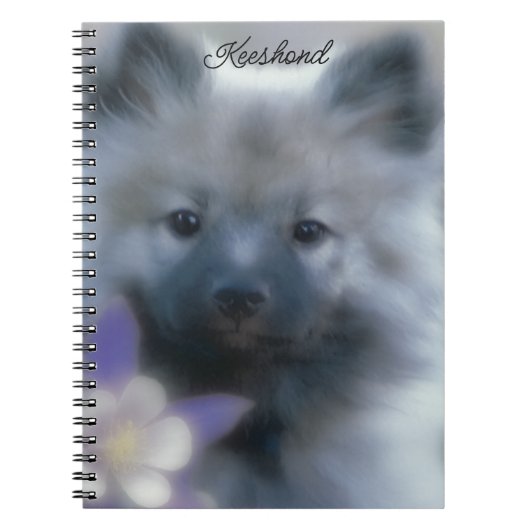 Keeshond en Columbine Notitieboek (Voorkant)