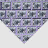 Keeshond en Columbine Tissuepapier (Detail)