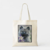 Keeshond en Columbine Tote Bag (Achterkant)