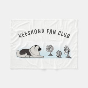 Keeshond Fanclub Coole Keesie Liefhebber Fleece Deken