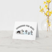 Keeshond Fanclub Kaart (Gele Bloem)