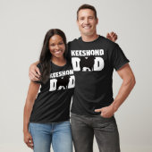 Keeshond for Dog Father Keeshond Dad Keeshond T-shirt (Unisex)