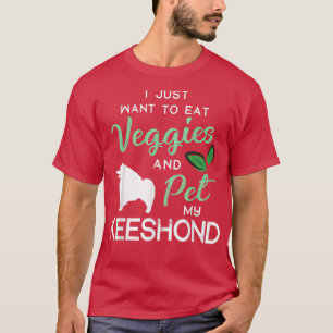 Keeshond Funny Vegan Hondenliefhebber - Birthday T-shirt