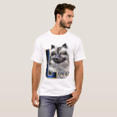 Keeshond Gifts Apparel T-shirt (Voorkant volledig)