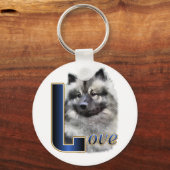 Keeshond Gifts Sleutelhanger (Voorkant)