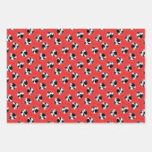 Keeshond Graphic Outline Schattigee originele Pet Inpakpapier Vel (Voorkant)