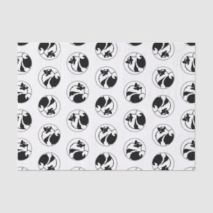 Keeshond Graphic Outline Schattigee originele Pet  Tissuepapier