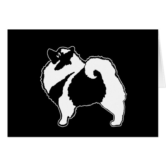 Keeshond Graphics - Cute Original Dog Art (Voorkant Horizontaal)