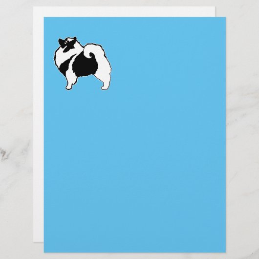 Keeshond Graphics - Cute Original Dog Art (Voorkant / Achterkant)