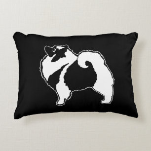 Keeshond Graphics - Cute Original Dog Art Accent Kussen