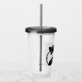Keeshond Graphics - Cute Original Dog Art Acryl Drinkbeker (Rechts)