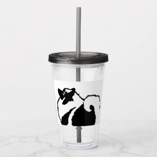 Keeshond Graphics - Cute Original Dog Art Acryl Drinkbeker