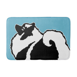 Keeshond Graphics - Cute Original Dog Art Badmat