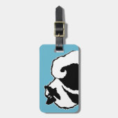 Keeshond Graphics - Cute Original Dog Art Bagagelabel (Voorkant verticaal)