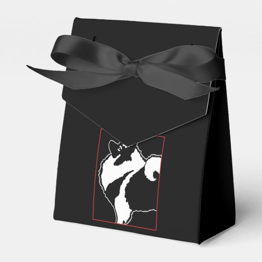 Keeshond Graphics - Cute Original Dog Art Bedankdoosjes (Voorkant Zijde)