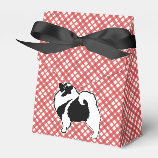 Keeshond Graphics - Cute Original Dog Art Bedankdoosjes (Voorkant Zijde)