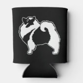 Keeshond Graphics - Cute Original Dog Art Blikjeskoeler (Achterkant)