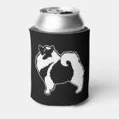 Keeshond Graphics - Cute Original Dog Art Blikjeskoeler (Blikje Achterkant)