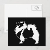Keeshond Graphics - Cute Original Dog Art Briefkaart (Voorkant / Achterkant)