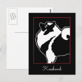 Keeshond Graphics - Cute Original Dog Art Briefkaart (Voorkant / Achterkant)
