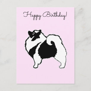 Keeshond Graphics - Cute Original Dog Art Briefkaart