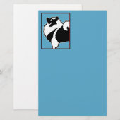 Keeshond Graphics - Cute Original Dog Art Briefpapier (Voorkant / Achterkant)