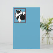 Keeshond Graphics - Cute Original Dog Art Briefpapier (Staand voorkant)