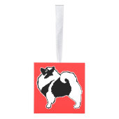 Keeshond Graphics - Cute Original Dog Art Decoratie (Rechts)