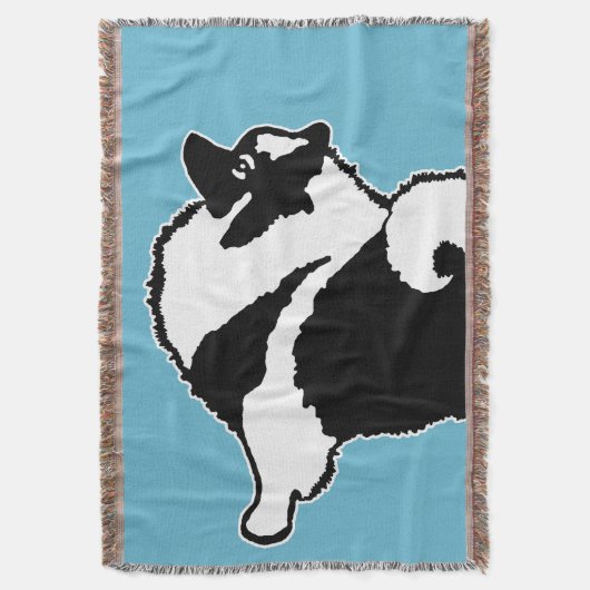 Keeshond Graphics - Cute Original Dog Art Deken (Voorkant Verticaal)