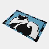 Keeshond Graphics  - Cute Original Dog Art Deurmat (Schuin)