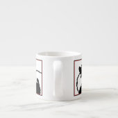 Keeshond Graphics - Cute Original Dog Art Espresso Kop (Achterkant)