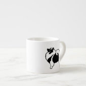 Keeshond Graphics - Cute Original Dog Art Espresso Kop (Voorkant rechts)