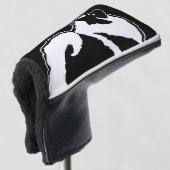 Keeshond Graphics - Cute Original Dog Art Golfheadcover (3/4 voorkant)