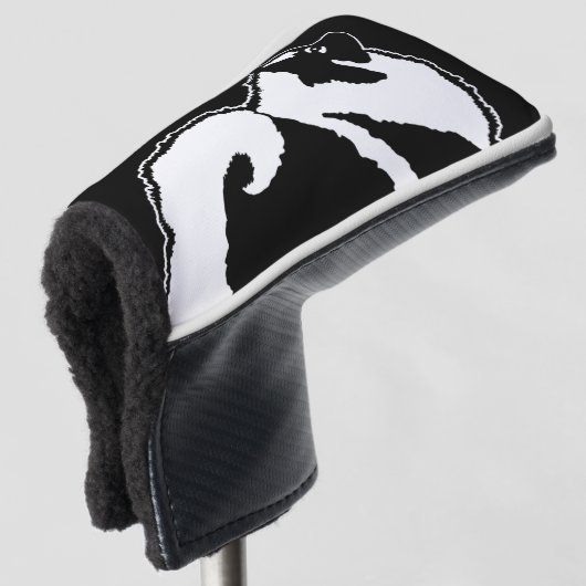 Keeshond Graphics - Cute Original Dog Art Golfheadcover (3/4 voorkant)