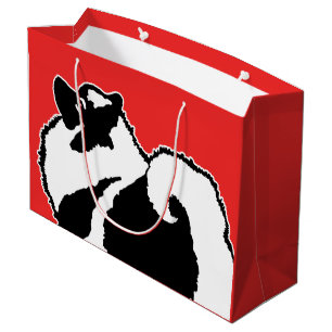 Keeshond Graphics - Cute Original Dog Art Groot Cadeauzakje