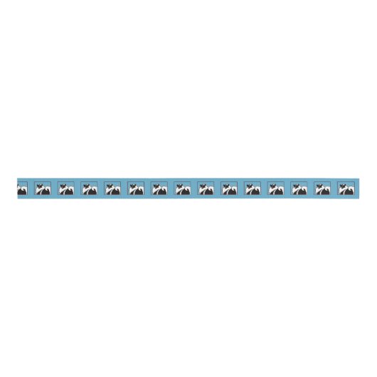 Keeshond Graphics - Cute Original Dog Art Grosgrain Lint (Voorkant)