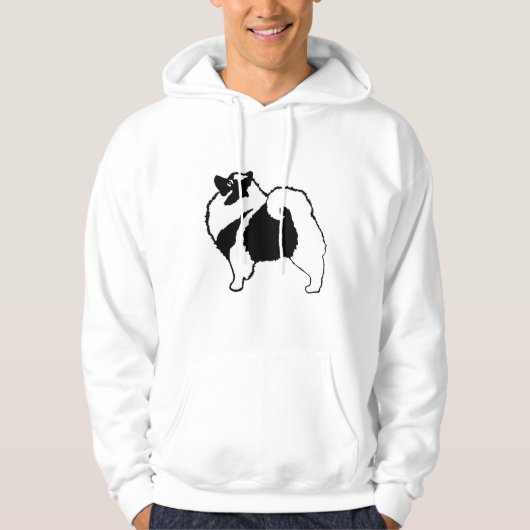 Keeshond Graphics - Cute Original Dog Art Hoodie (Voorkant)