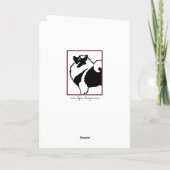 Keeshond Graphics - Cute Original Dog Art Kaart (Achterkant)