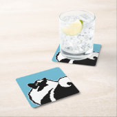Keeshond Graphics - Cute Original Dog Art Kartonnen Onderzetters (Insitu)