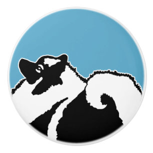 Keeshond Graphics - Cute Original Dog Art Keramische Knop