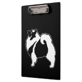 Keeshond Graphics - Cute Original Dog Art Klembord (Links)