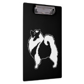 Keeshond Graphics - Cute Original Dog Art Klembord (Rechts)