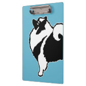 Keeshond Graphics - Cute Original Dog Art Klembord (Links)